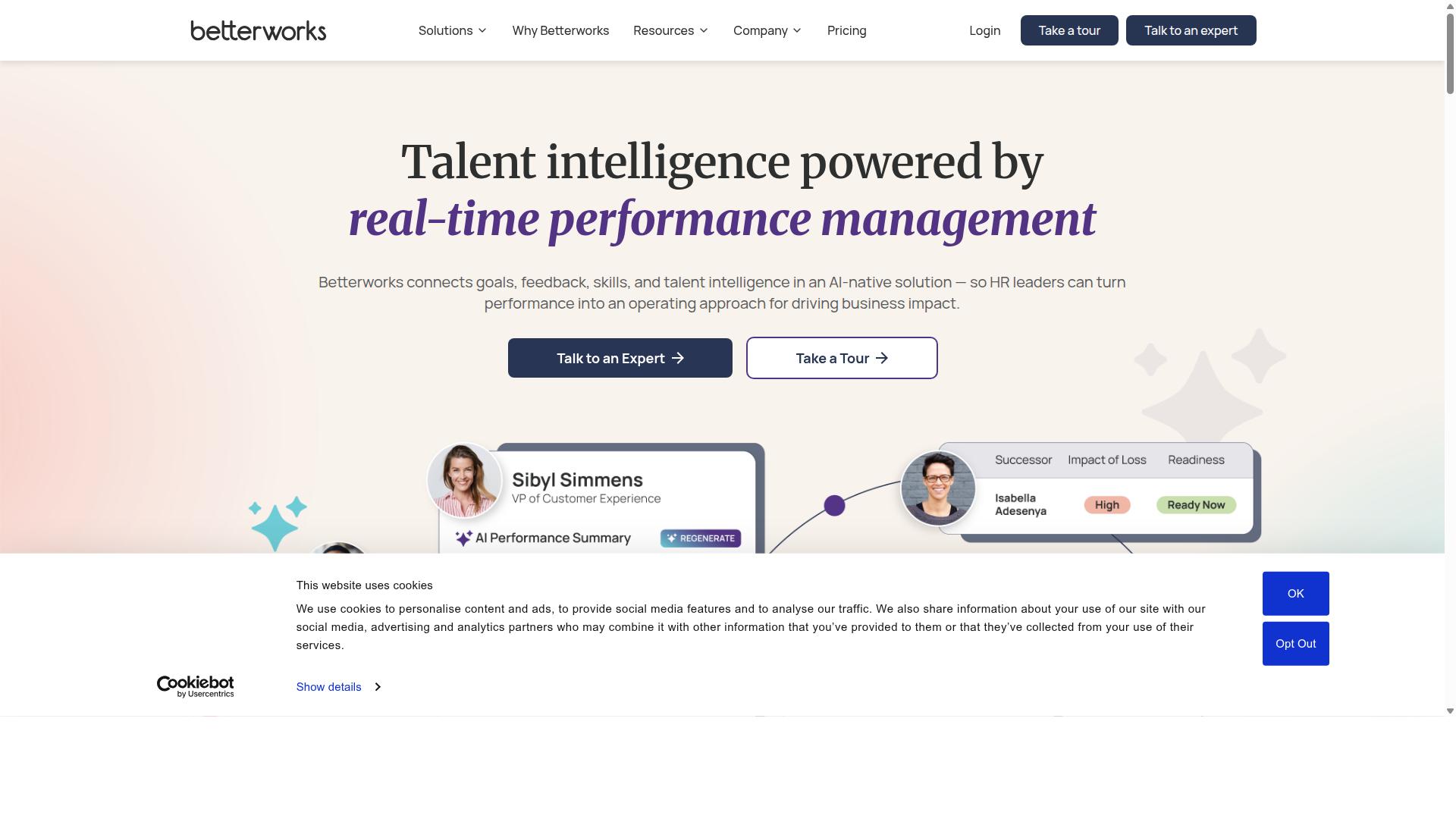 Betterworks website